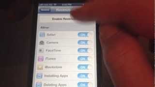 Setup Parental Control for Apple Devices in 2 Minutes - iPhone 5, iOS, iPod Touch, iPad Restrictions(As a parent, you may want to let your child use an iPod, iPhone or iPad, but are not sure about what content they may be able to access. Don't worry, there are ..., 2012-09-27T12:32:18.000Z)