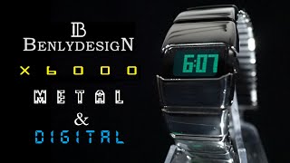 Benly Design X6000 | Metal Digital Watch | Super Cool for Less Than $120 by Degenerate Watch Addict 1,369 views 3 months ago 3 minutes, 50 seconds