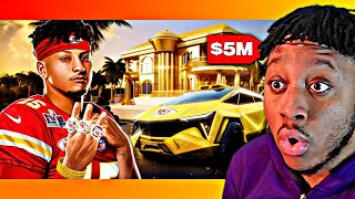 Reacting to 10 CRAZY Expensive Things Patrick Mahomes Owns