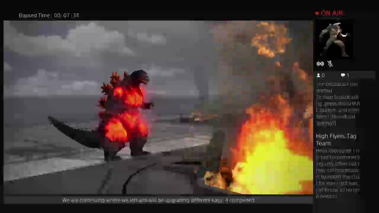 Godzilla PS4 - God of destruction Mode Livestream #4