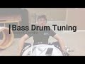 Marching Bass Drum Tuning