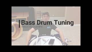 Marching Bass Drum Tuning