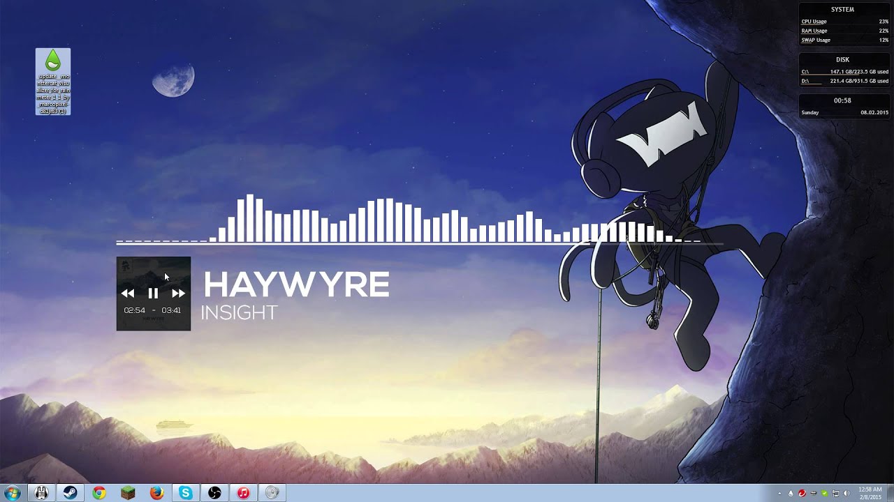 rainmeter player spotify