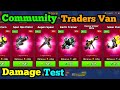 Community traders van damage test  solar flare is back pixel gun 3d