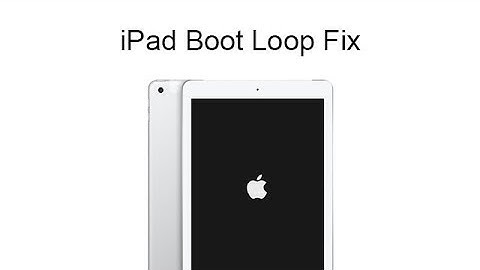 1 Click to Fix iPad Boot Loop, No Restore! No Data Loss!