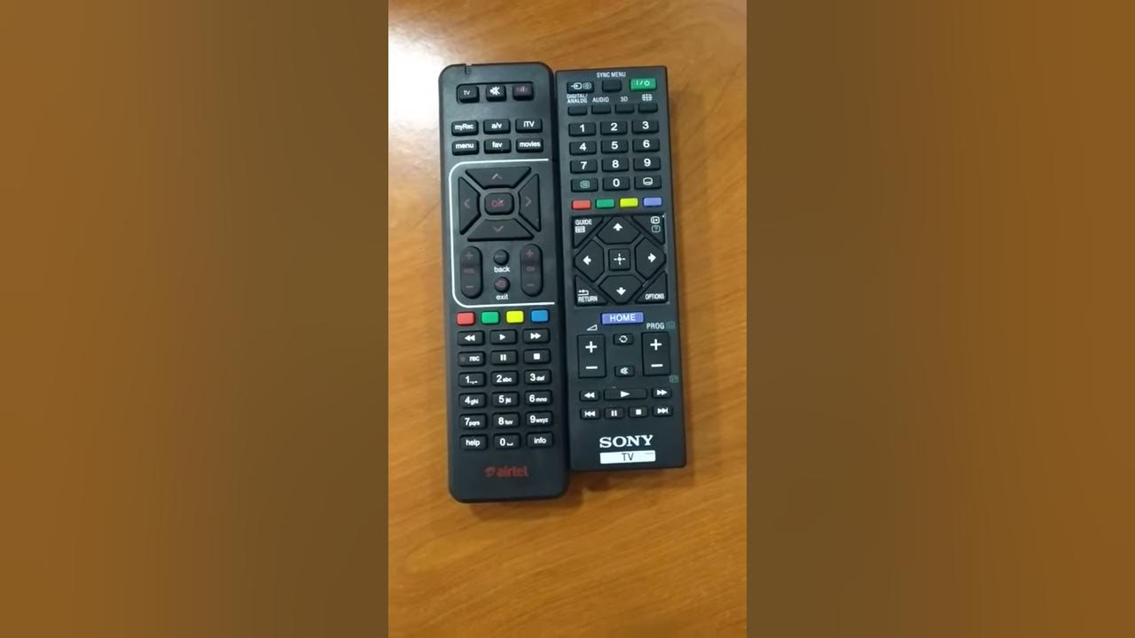 Airtel DTH Remote (with Recording Feature) Pairing with any TV/LCD