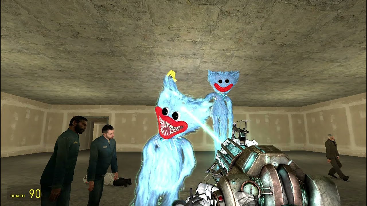 Huggy escapes from factory