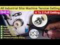 How to change juki jack sewing silai machine tension  spring change assembly fitting  setting