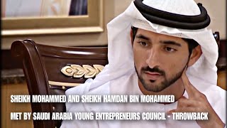 Dubai Crownprince Sheikh Hamdan Fazza Sheikh Mohammed Met By Saudiarabia Young Entrepreneurs Council