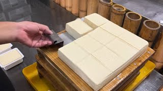 Amazing ! How Tofu is Made  Taiwanese Food