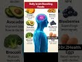 "Eat These Brain Foods Every Day for Sharp Focus & Memory!"#healthylifestyle #nutritiontips