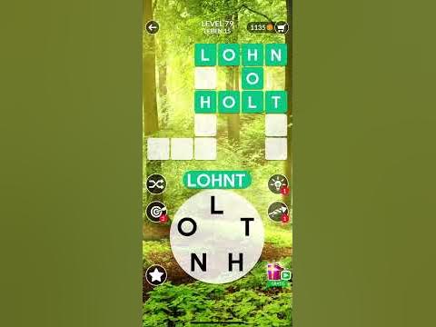 WORDSCAPES Level 79 Lösung Deutsch - YouTube