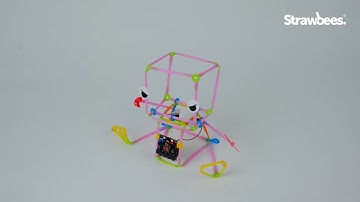 Engage with a Reactive Friendbot (micro:bit V2) by Strawbees