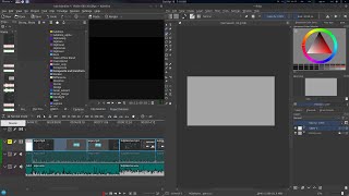 Equilux Dark Color Theme for Krita Kdenlive KDE Plasma and GTK Gnome