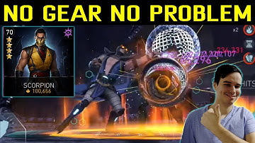 Gearless Scorpion Is Even More Insane Now! Injustice 2 Mobile