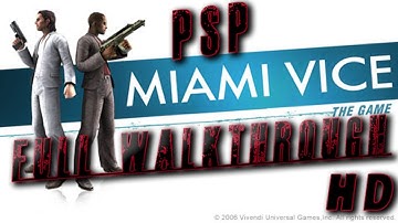 Miami Vice: The Game (PSP) | Full Walkthrough | No Commentary | Longplay | HD / 1080p 📼