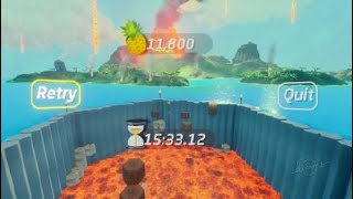 Dreams volcano survival my best game 15mins survived and a total 11&#39;800 fruits