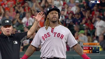 BOS@BAL: Ramirez lines an RBI double to left field