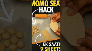 5 Minute Momo Sheets | Easy Dough Rolling Tips #easyrecipe #easy #viralvideo #food #cookwithchinky