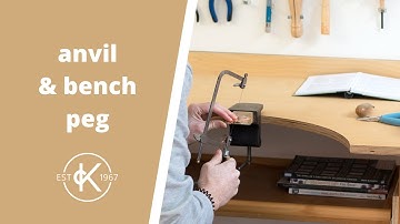 Standard Anvil & Bench Peg For Jewellery Making | Kernowcraft & Kim Thomson