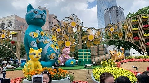 Toàn cảnh đường hoa Nguyễn Huệ xuân Quý Mão 2023 | Phan Long TV