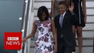 Cuba: President Obama arrives for historic visit - BBC News Cuba: President Obama arrives for historic visit - BBC News