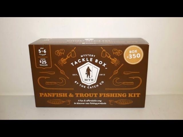 Mystery Tackle Box PANFISH & TROUT FISHING KIT #239 (Sealed Box