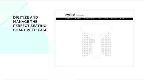 Events: Digitize and manage the perfect seating chart with ease