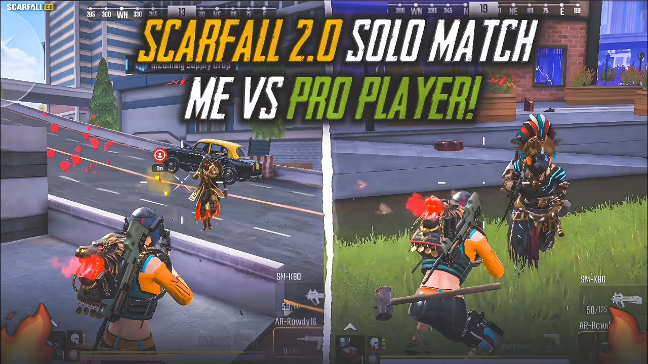 Solo vs Pro Lobby 😈 | ScarFall Rush Gameplay