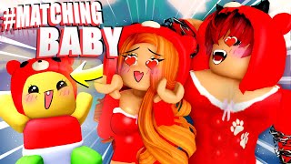 Matching AVATARS as a REAL BABY in Roblox VOICE CHAT 2...