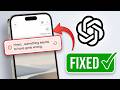 How to Fix ChatGPT Hmm... something seems to have gone wrong Error | ChatGPT Nahi Chal Raha Kya Kare