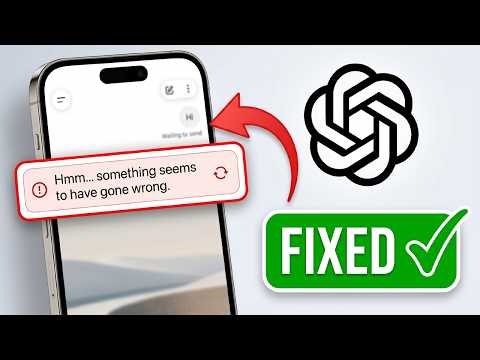 How to Fix ChatGPT Hmm... something seems to have gone wrong Error | ChatGPT Nahi Chal Raha Kya Kare