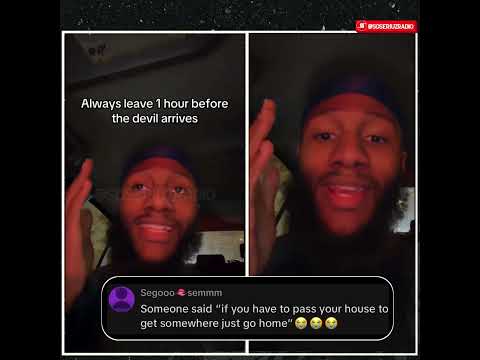 MAN URGES PEOPLE TO TRUST THEIR GUT AND LEAVE ANY SITUATION IMMEDIATELY