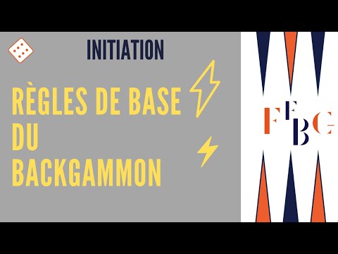 Vidéo: Règles Du Backgammon