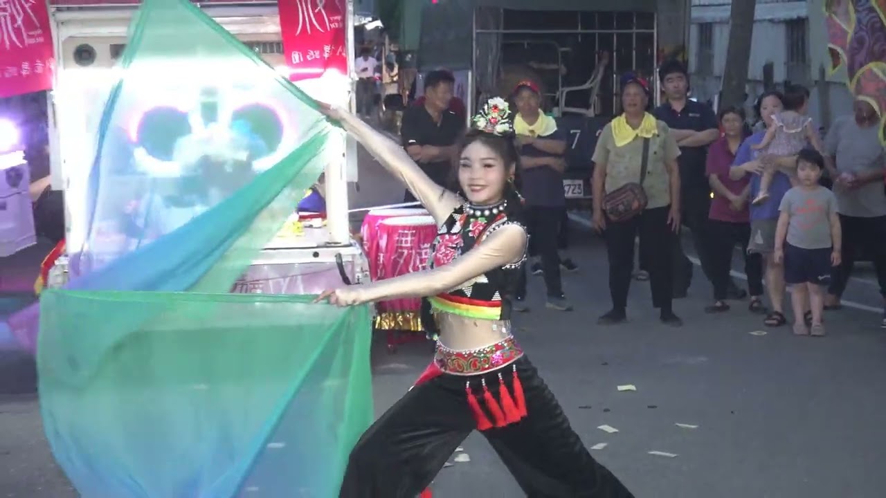 舞媂創意舞蹈團2025 0509 二林永興宮蘇府千歲 安營祈安遶境入廟 跳鼓陣