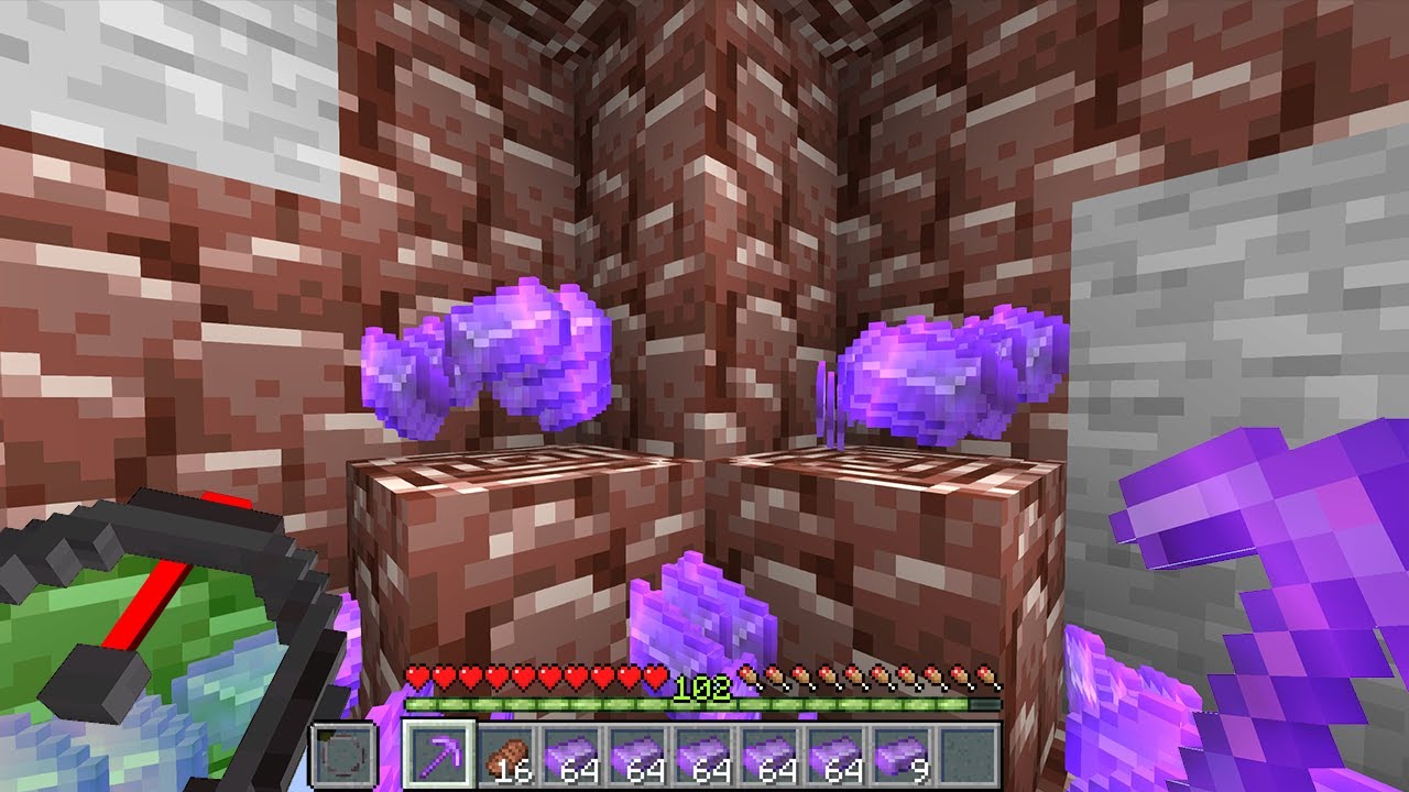 I secretly cheated with a NETHERITE TRACKER MOD in Minecraft... - YouTube