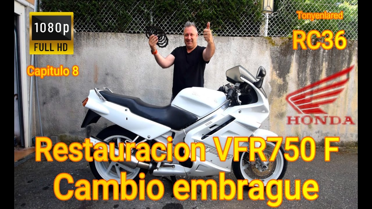Cambiar embrague en honda rc36. restauracion vfr 750f parte 8