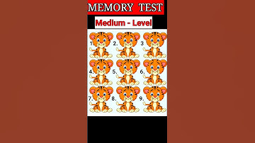 😇Memory test challenge|IQ Test#short#ytshorts #emojichallange#mindgames #quiz#riddlesandpuzzle