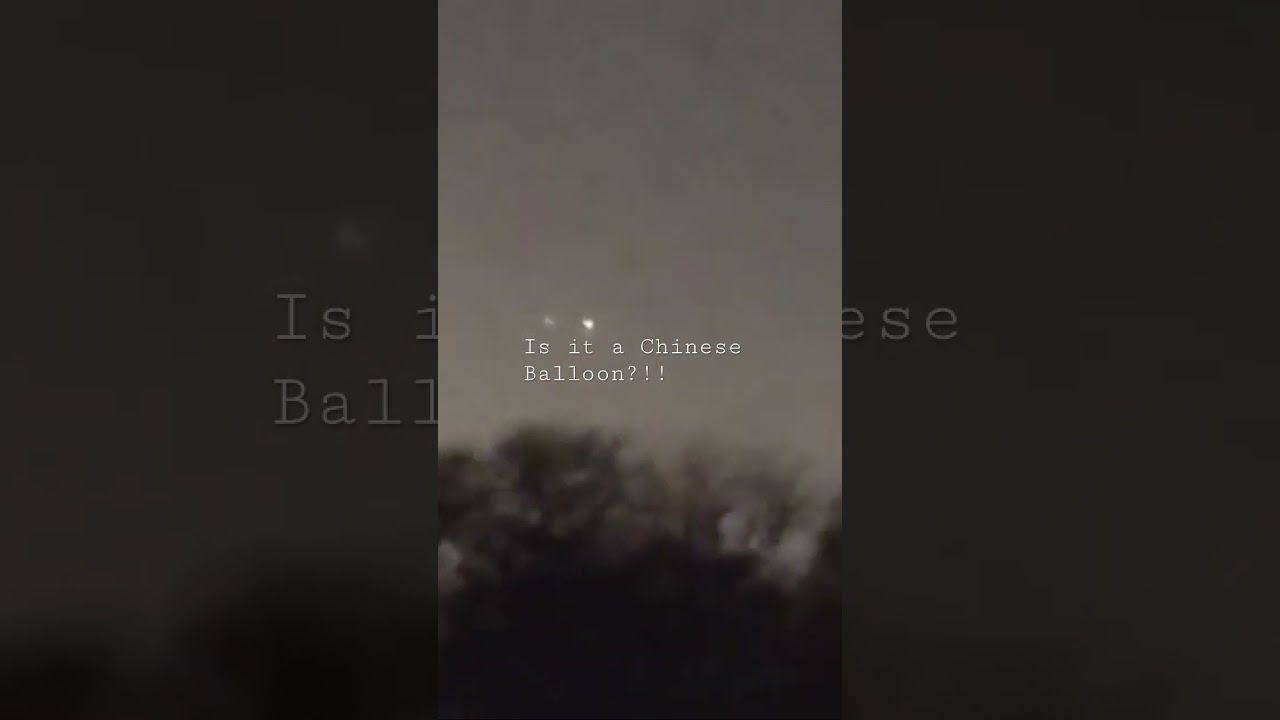 Chinese Spy Balloon or UFO?!?!