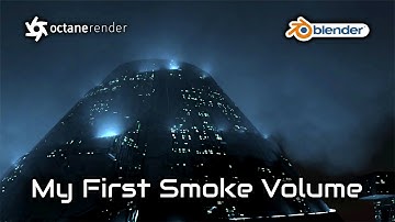 Blender Octane Render v2025 - My First Smoke Volume Render