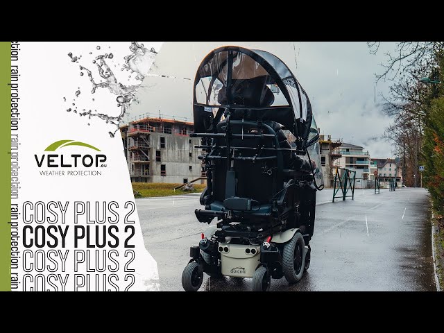 Veltop Cosy Plus 2 - Protection pluie et froid pour fauteuil roulant