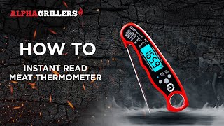 Alpha Grillers Vegena Instant Read Meat Thermometer User Manual