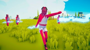 ZEUS 1 VS 1 EVERY UNIT | TABS Totally accurate battle simulator