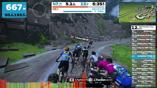 Zwift Insider Tiny Race 2 Of 4 B On Serpentine 8 Z1 - Goal Sprint