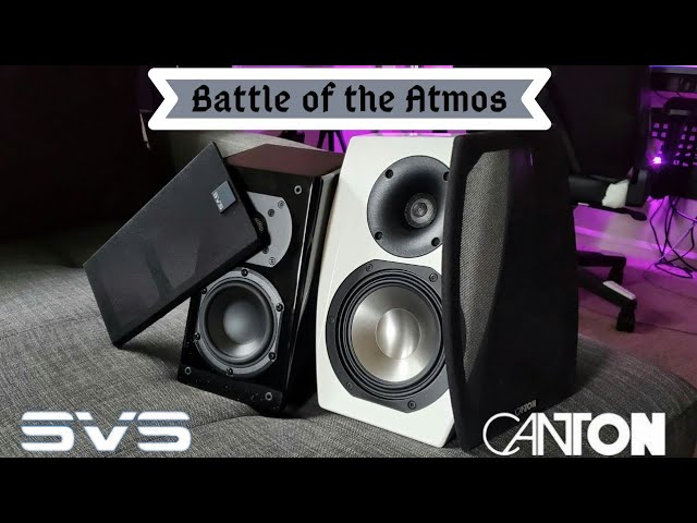 SVS Prime Elevations and Canton AR800 | Battle of the Dolby Atmos! - YouTube