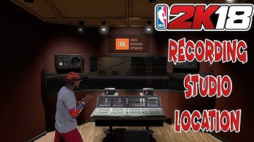 How to find the recording studio in NBA2k18 xbox one ps4