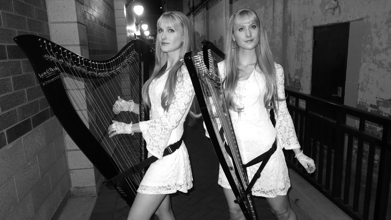 THE SOUND OF SILENCE (Harp Twins) Camille and Kennerly
