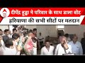 Haryana के रोहतक में Deepender Singh Hooda ने डाला वोट | Lok Sabha Election