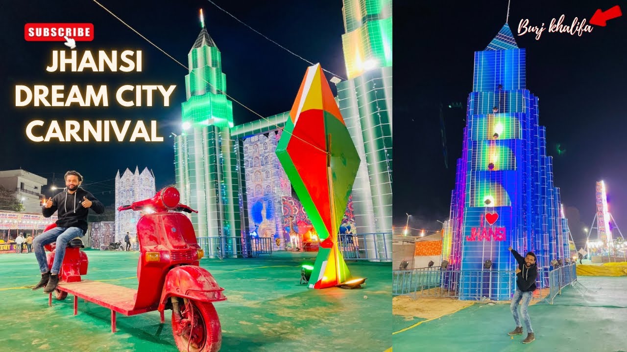 Dubai City Theme Mela Now In Jhansi | Jhansi Dream City Carnival🎡 