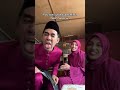 Bini suruh minta maaf masa raya 😀